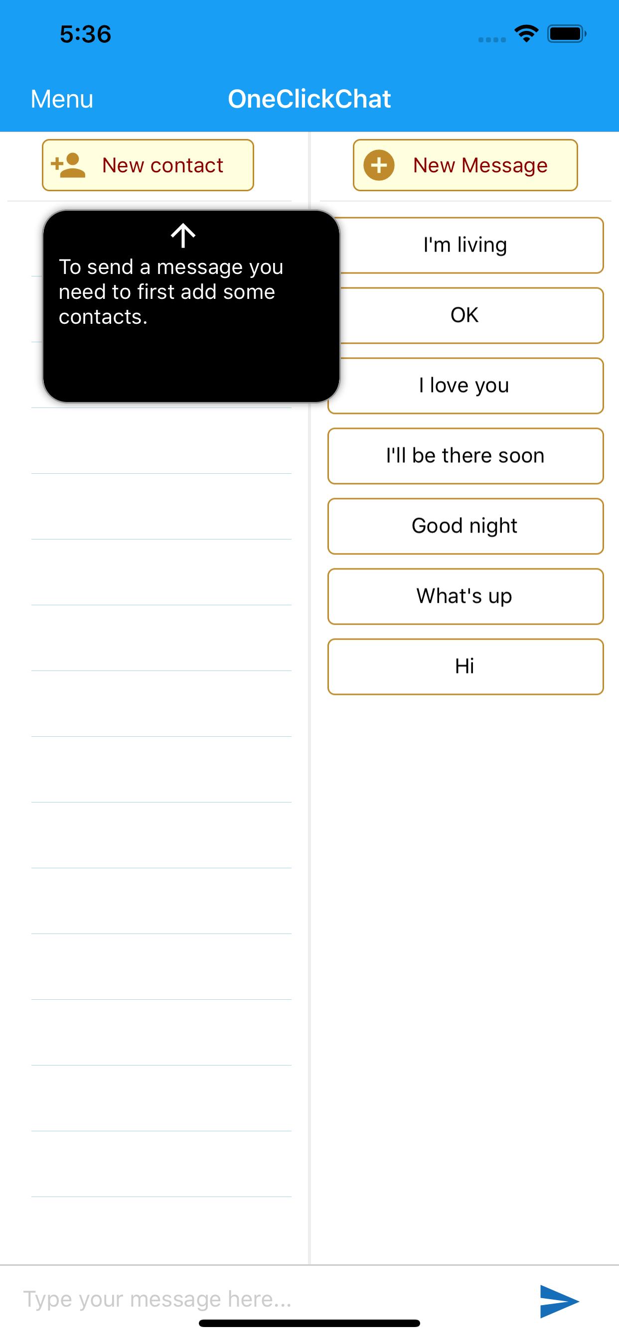 One Click Chat screenshot 3