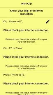 wifi clip - send clipboard iphone bildschirmfoto 2