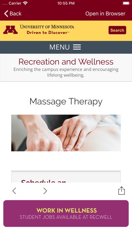 UMN RecWell screenshot-3