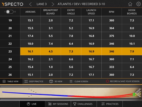 Screenshot #5 pour SPECTO Bowling™