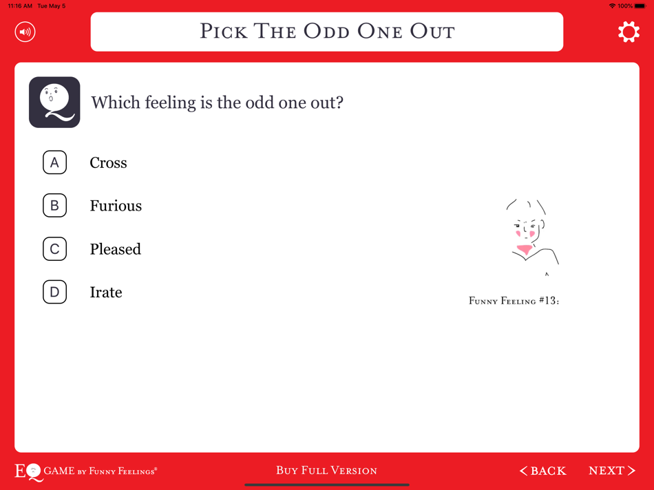 #4. EQ Game by Funny Feelings ® (iOS) 由: Funny Feelings®
