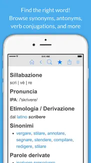 How to cancel & delete italian dictionary & thesaurus 3