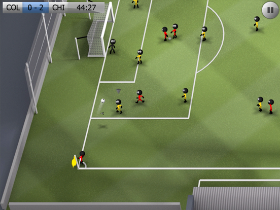 Stickman Soccer iPad app afbeelding 2