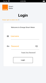 Smart Meter Customer App screenshot