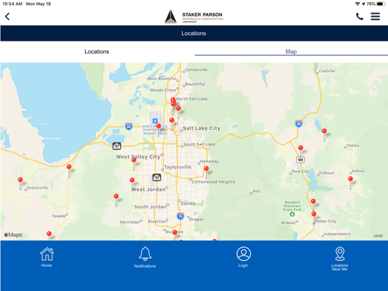 Staker Parson iPad screenshot 2 - Business app