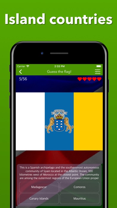 Africa: Flags & Geography Maps iPhone screenshot 6 - Games app
