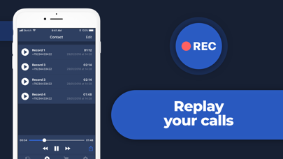 ReCa - recorder & calling app screenshot 2