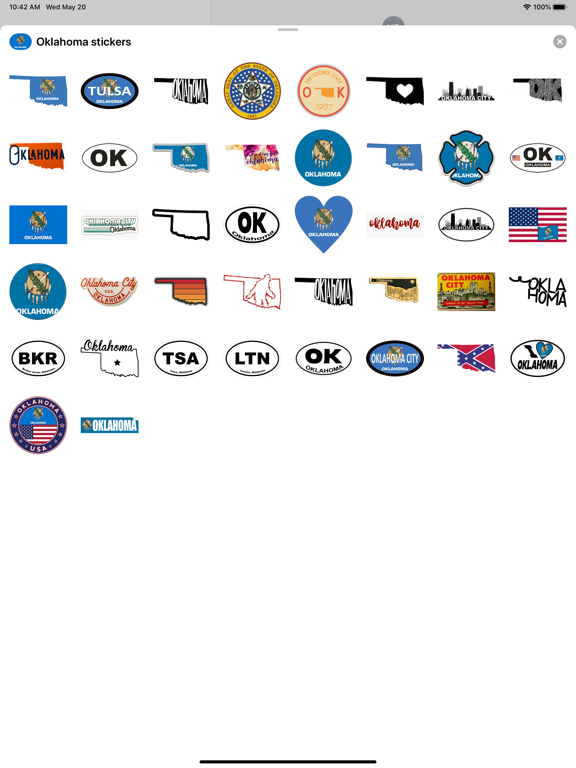 Screenshot #4 pour Oklahoma USA - emoji stickers