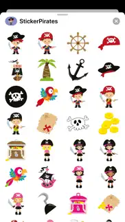 funny pirate emoji stickers iphone screenshot 1