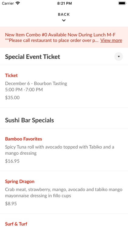 Bamboo Fine Asian Cuisine