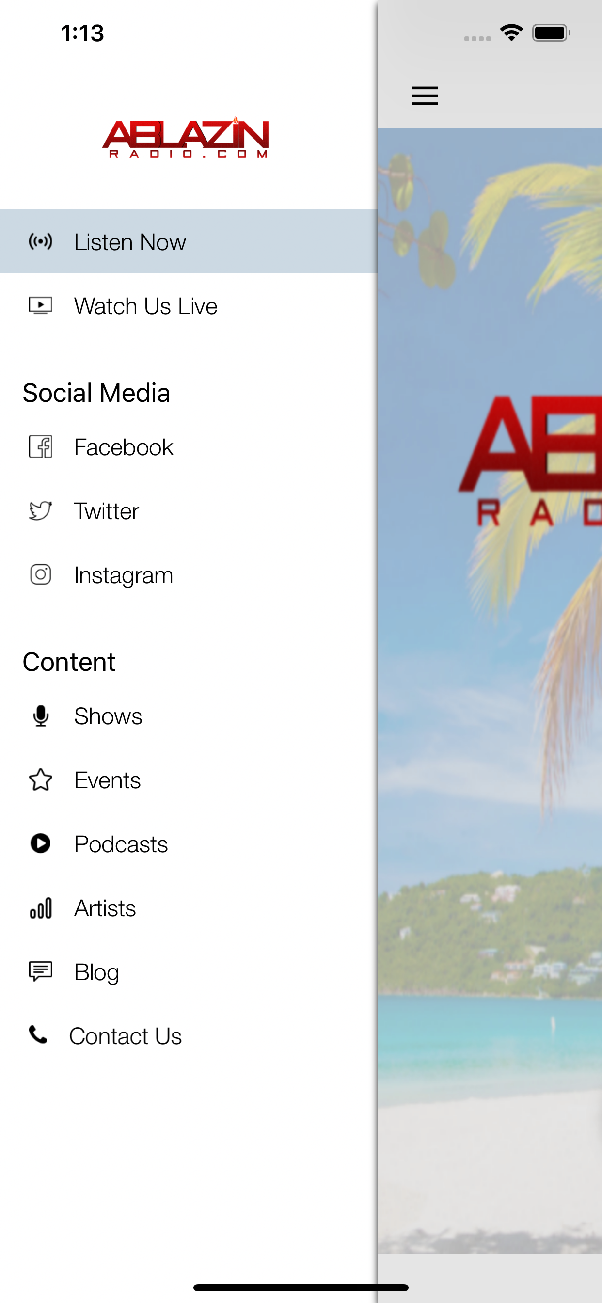 Ablazin Radio Live screenshot 2