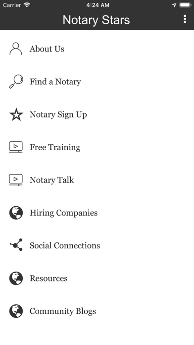 Notary Stars Screenshot