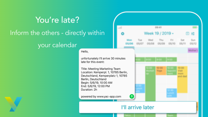 Yaca: Yet another calendar app Screenshot