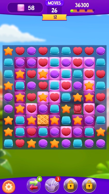 Gummy Wonderland - Match 3 screenshot-3