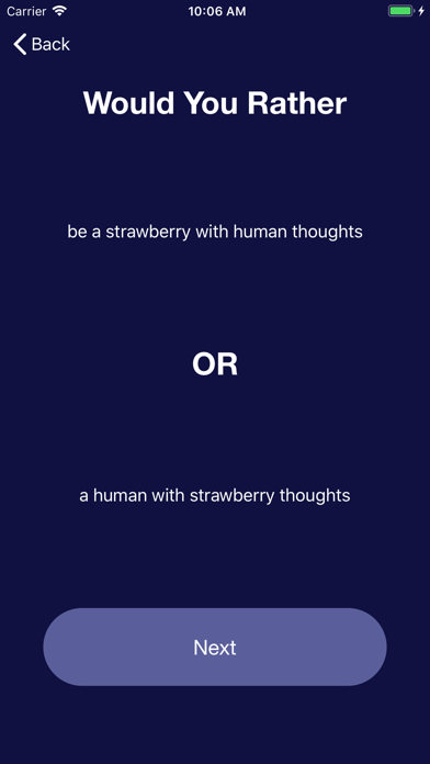 Would You Rather -OR- screenshot