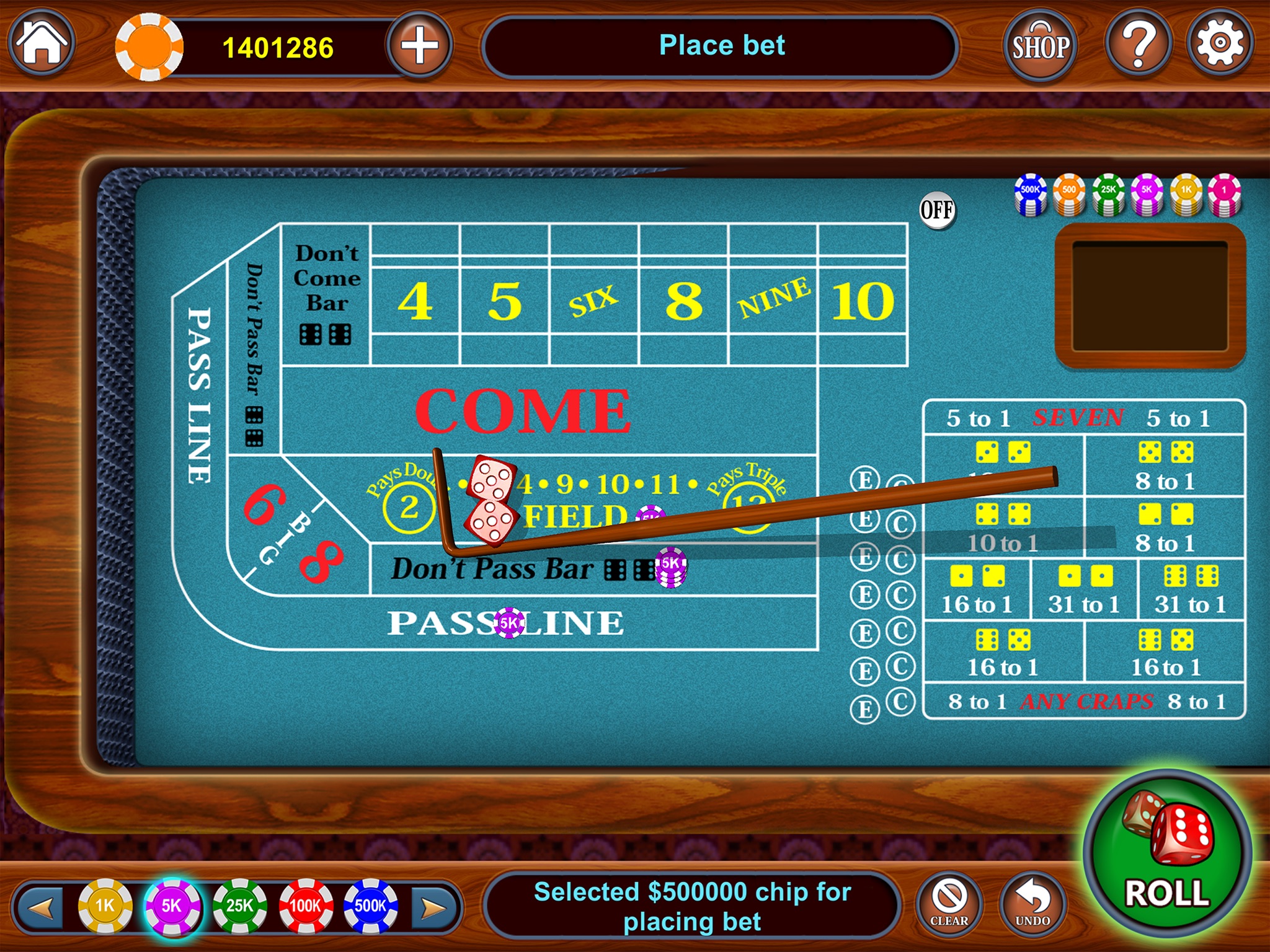 Craps - Vegas Casino Craps 3D screenshot 3