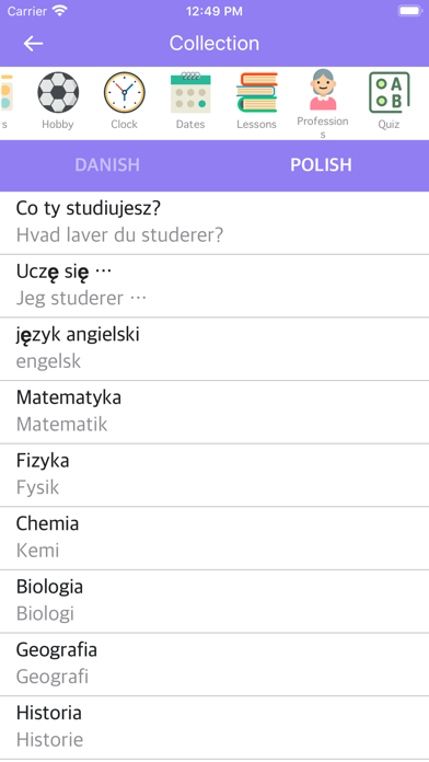 Screenshot #2 pour Danish Polish Dictionary