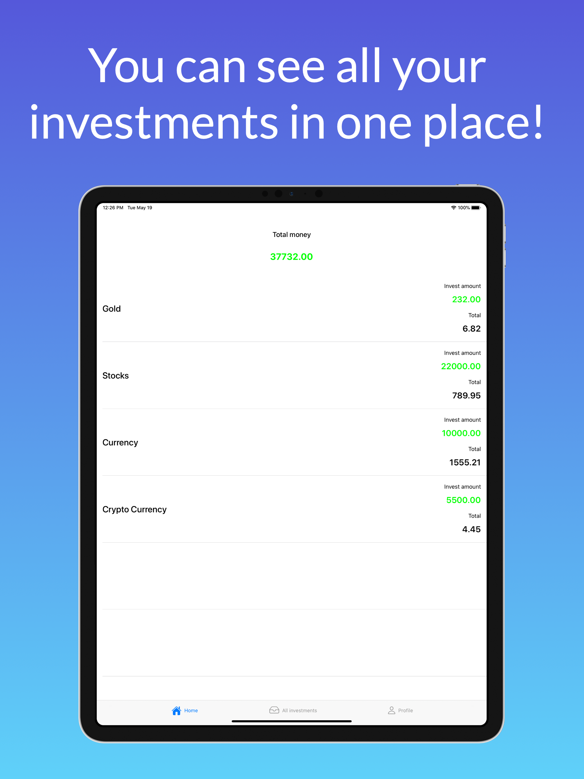 Investor - Investment Tracking screenshot 5