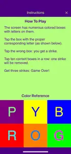 Invertigo: Color & Letter Game screenshot #5 for iPhone