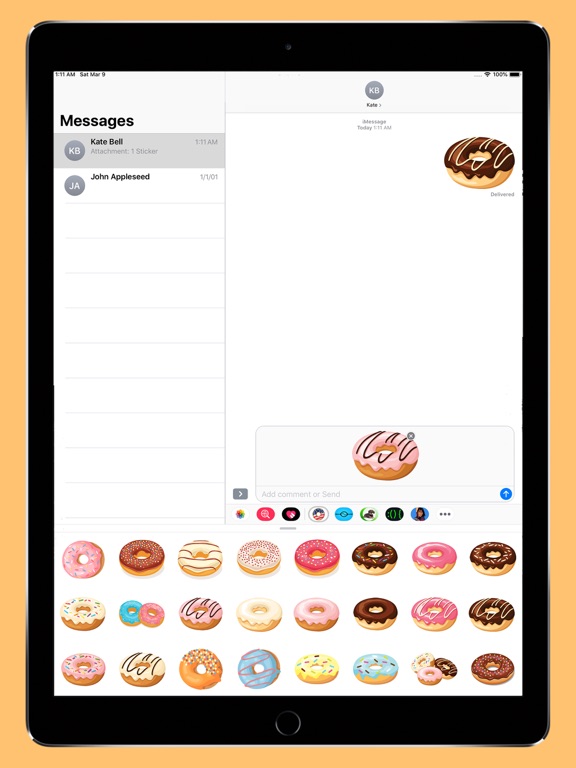 Screenshot #5 pour Donut Sticker Pack