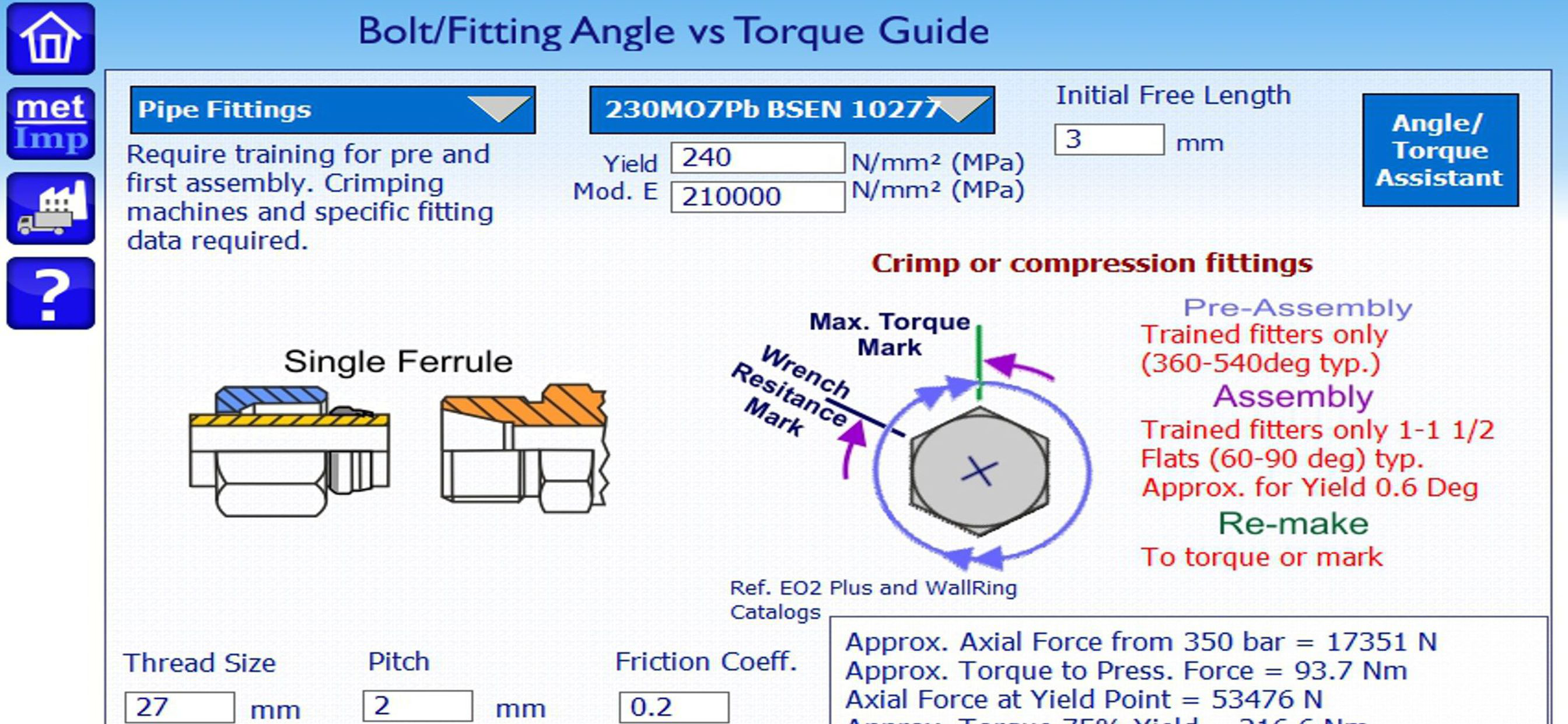 Hydraulic Training Calculators screenshot 3