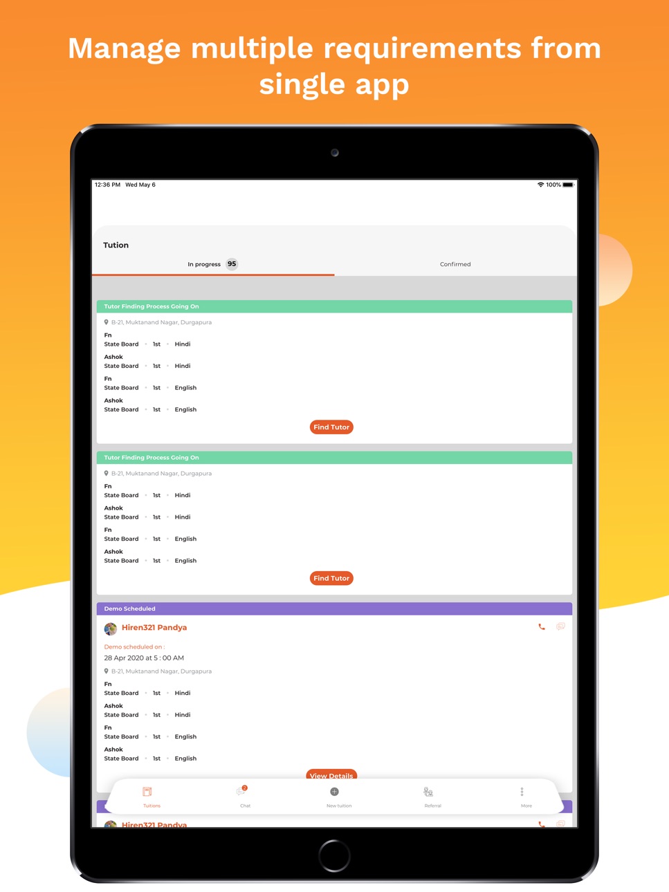 iPad screenshot
