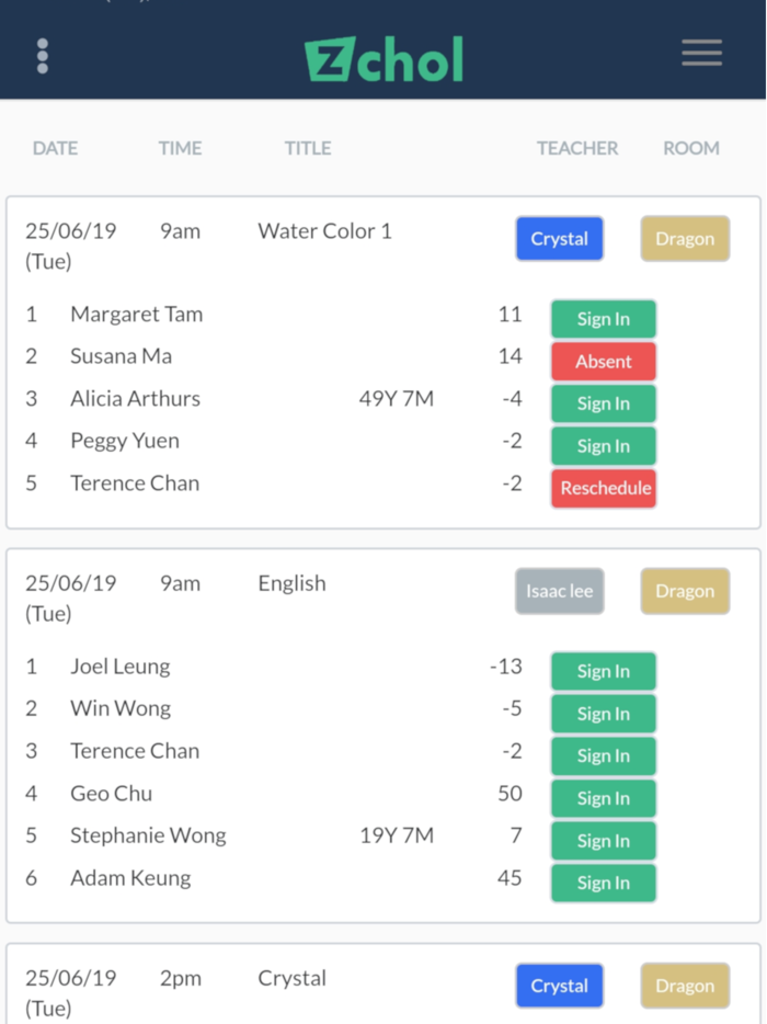 Zchol School Management System
