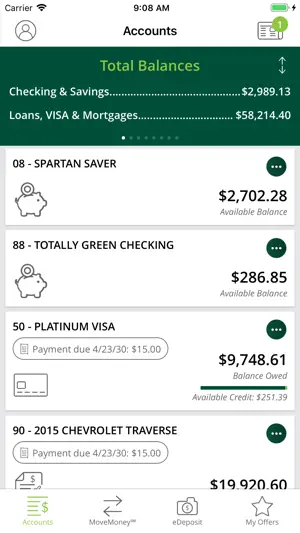 MSUFCU Mobile screenshot 1