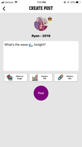 The College App screenshot