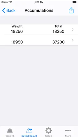 iExactWeigh screenshot 3