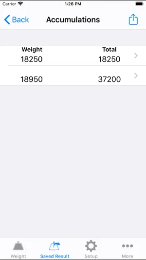 iExactWeigh screenshot 3