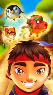 ninja kid run vr: fun games iphone screenshot 2