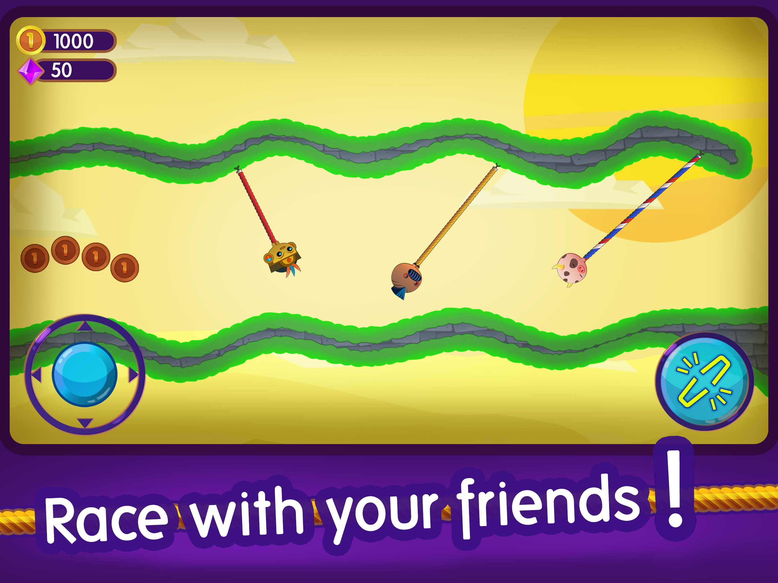 Rope Clash: Swing Racing