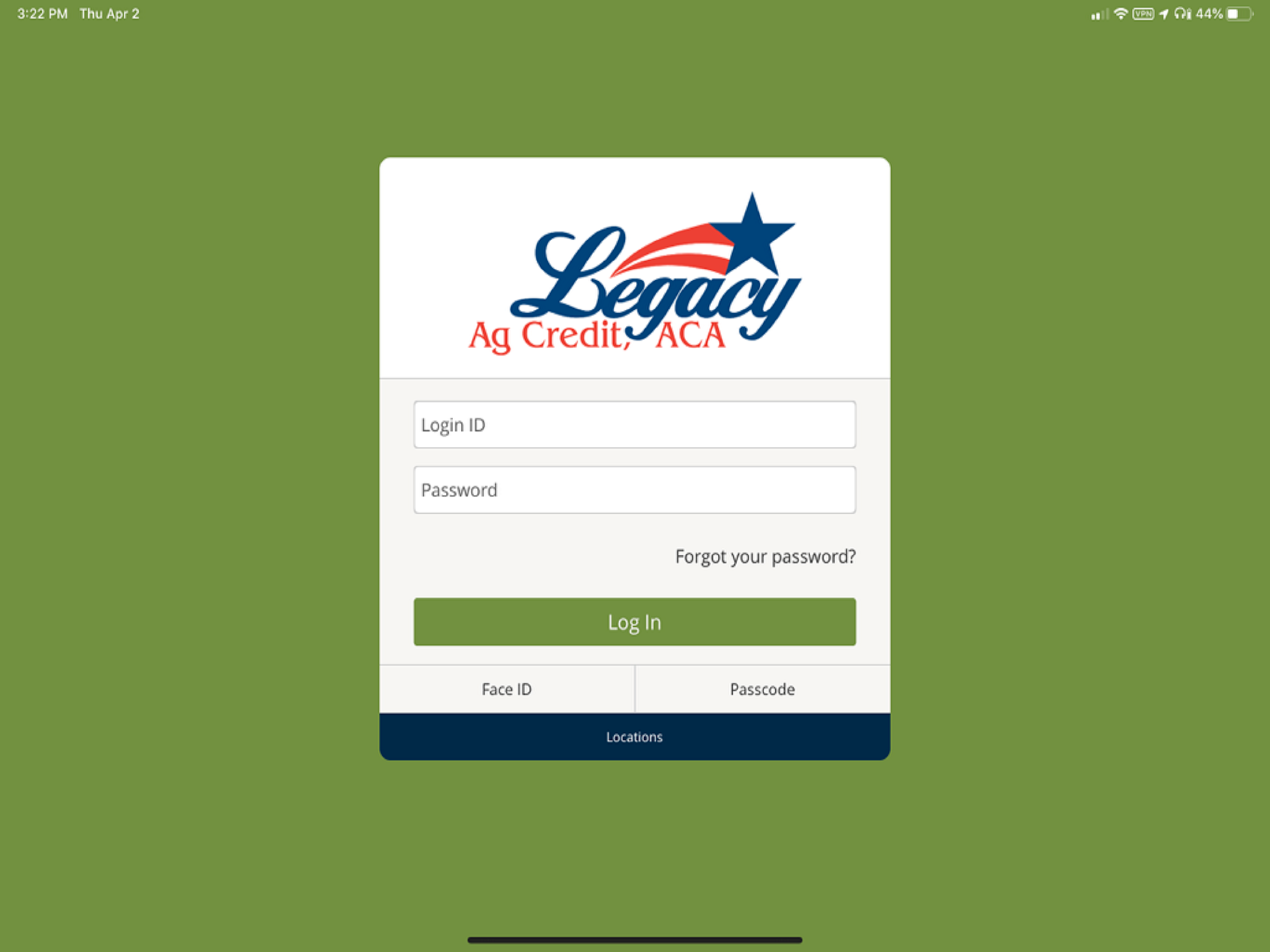 Legacy Ag Credit Ag Banking