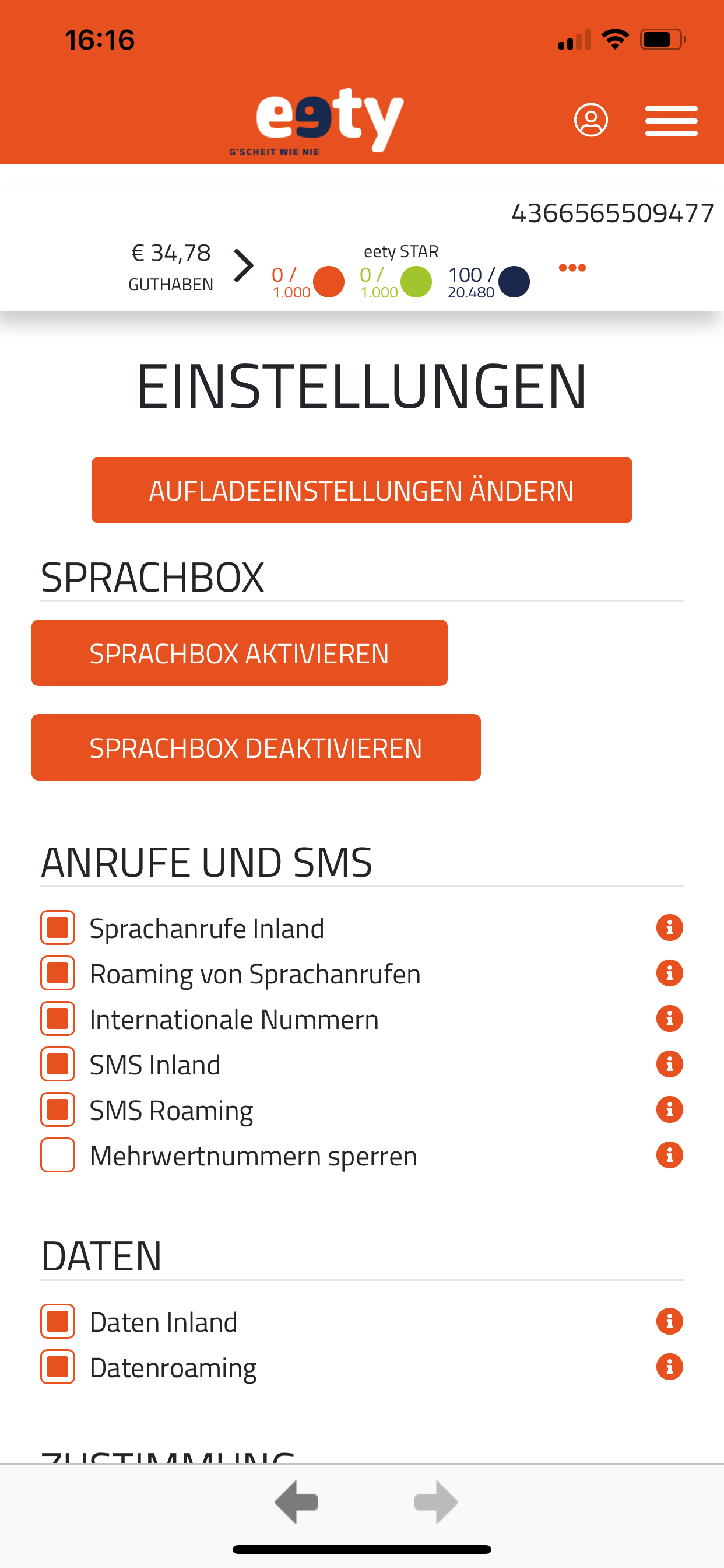 Mein eety screenshot 4