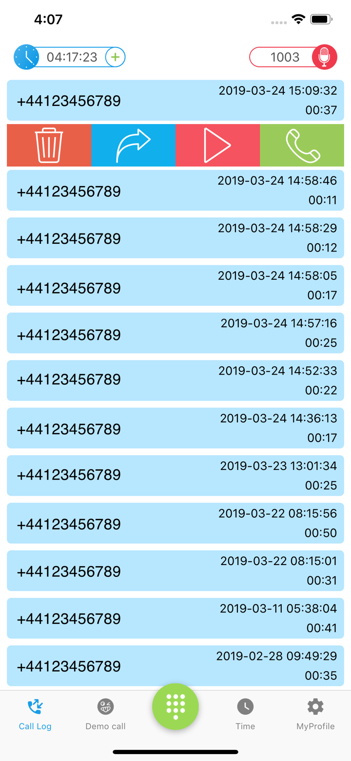Funcall - Voice Changer & Rec screenshot 2