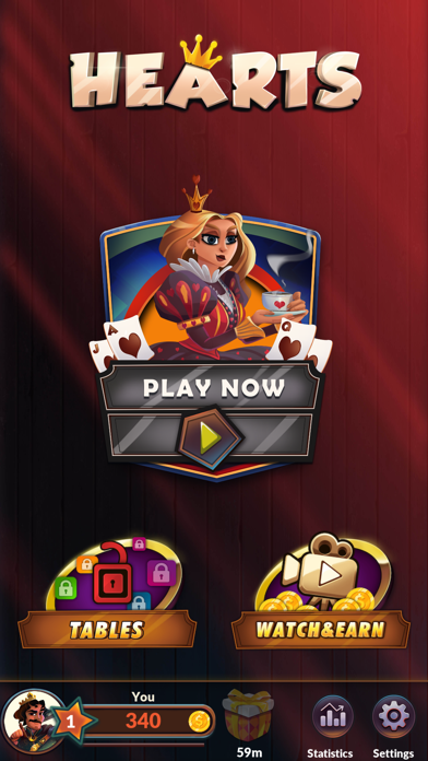 Hearts - Offline Card Games screenshot 1