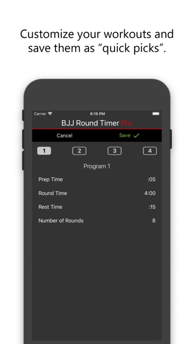 BJJ Round Timer Pro Screenshot