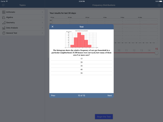 Screenshot #4 pour Math Preparation for GRE® exam