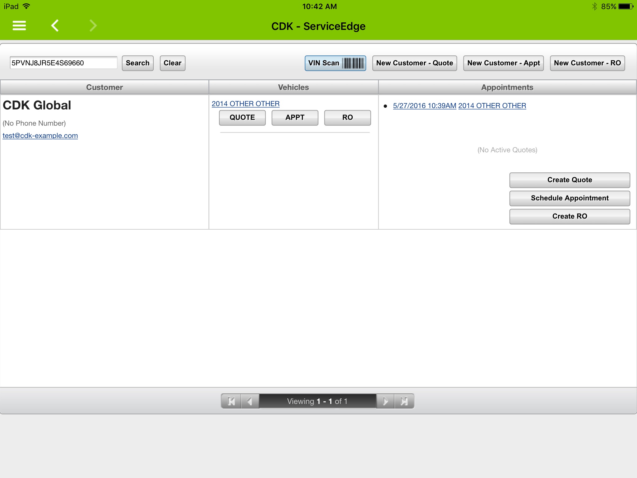 CDK Service Mobile Desktop screenshot 2