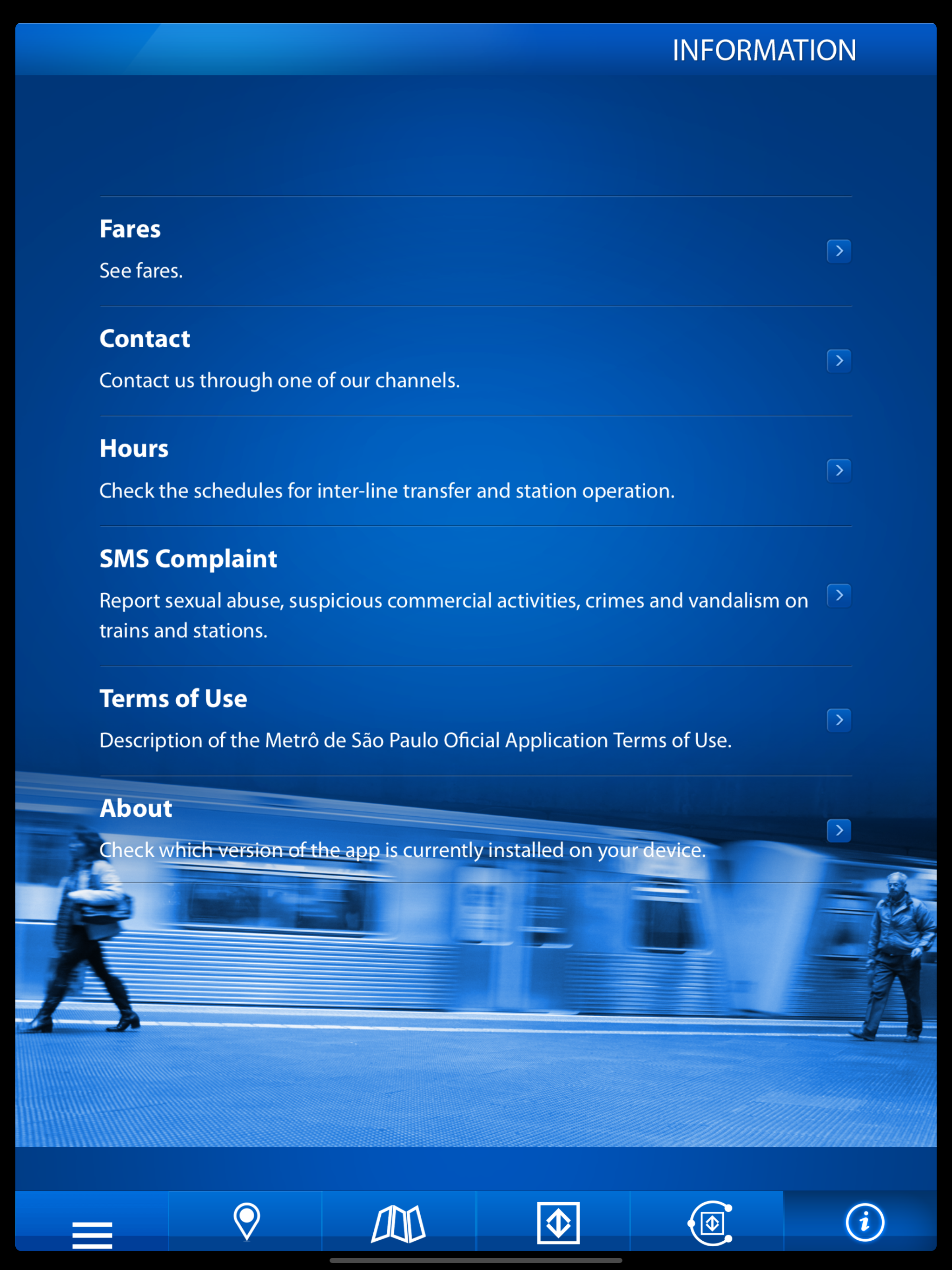 São Paulo Metro - Official screenshot 6