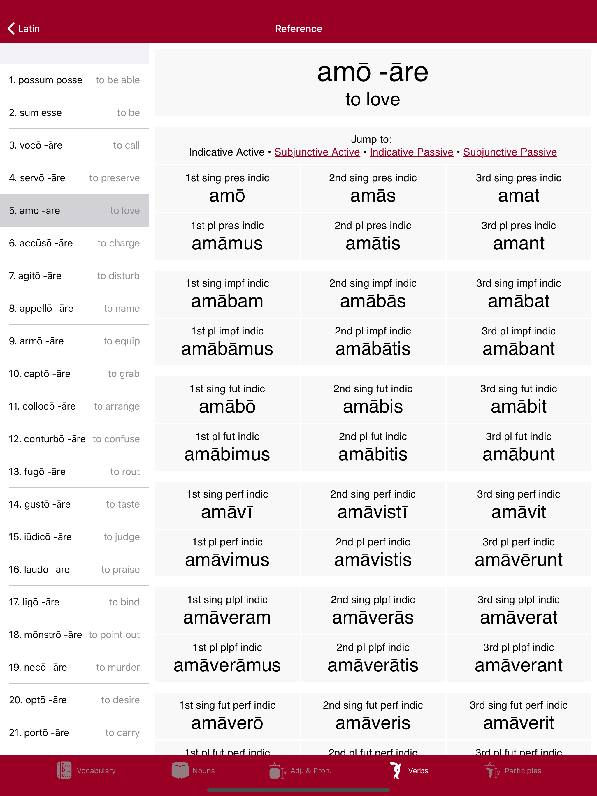 Liberation Philology Latin