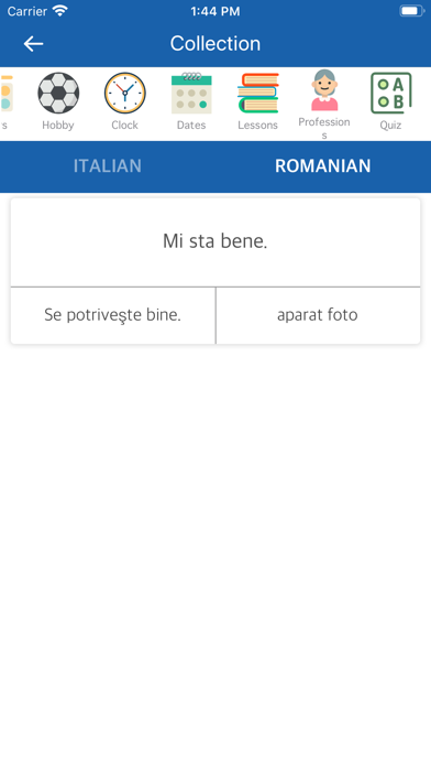 Screenshot #3 pour Italian Romanian Dictionary