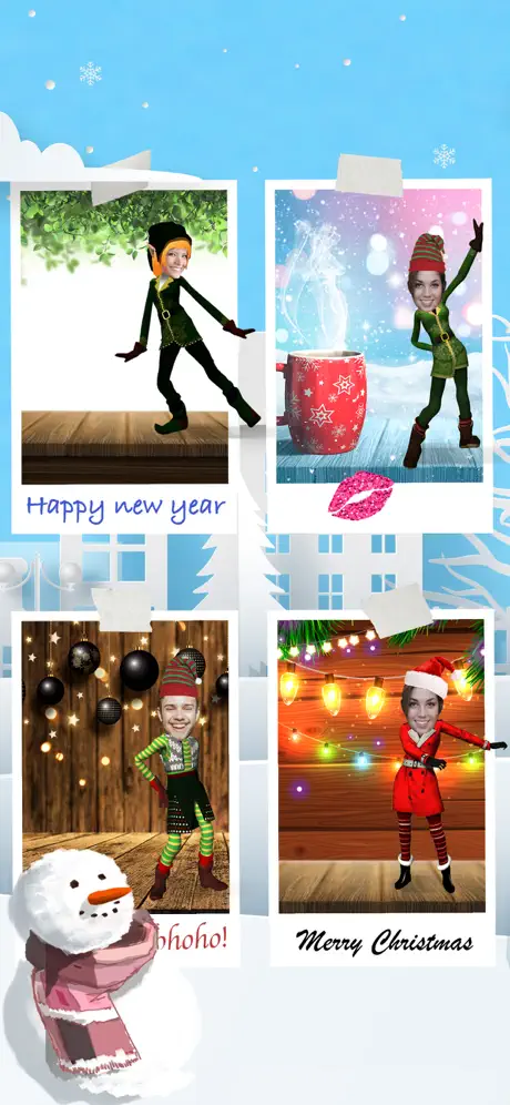 Santa Yoursef ansikte i video
