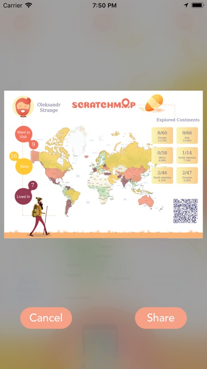 ScratchMap: record your trips