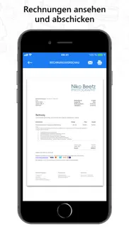 invoiz - rechnung schreiben iphone bildschirmfoto 2