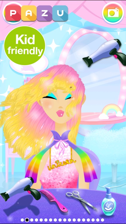 Girls Hair Salon Unicorn screenshot-0