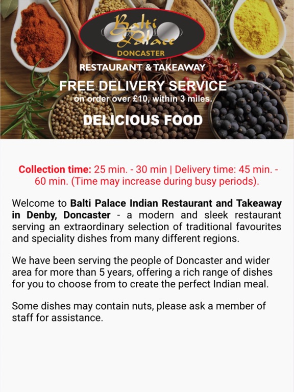 Screenshot #4 pour Balti Palace Doncaster