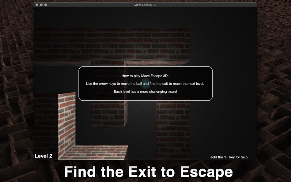#3. Maze Escape 3D (macOS) 由: Solaz Dazen srl