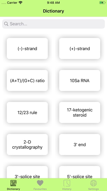 Biochemistry - Dictionary